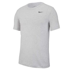 Nike Dri-FIT Training T-Shirt Mens XXL Grey Heather Swoosh AR6029-051 NEW